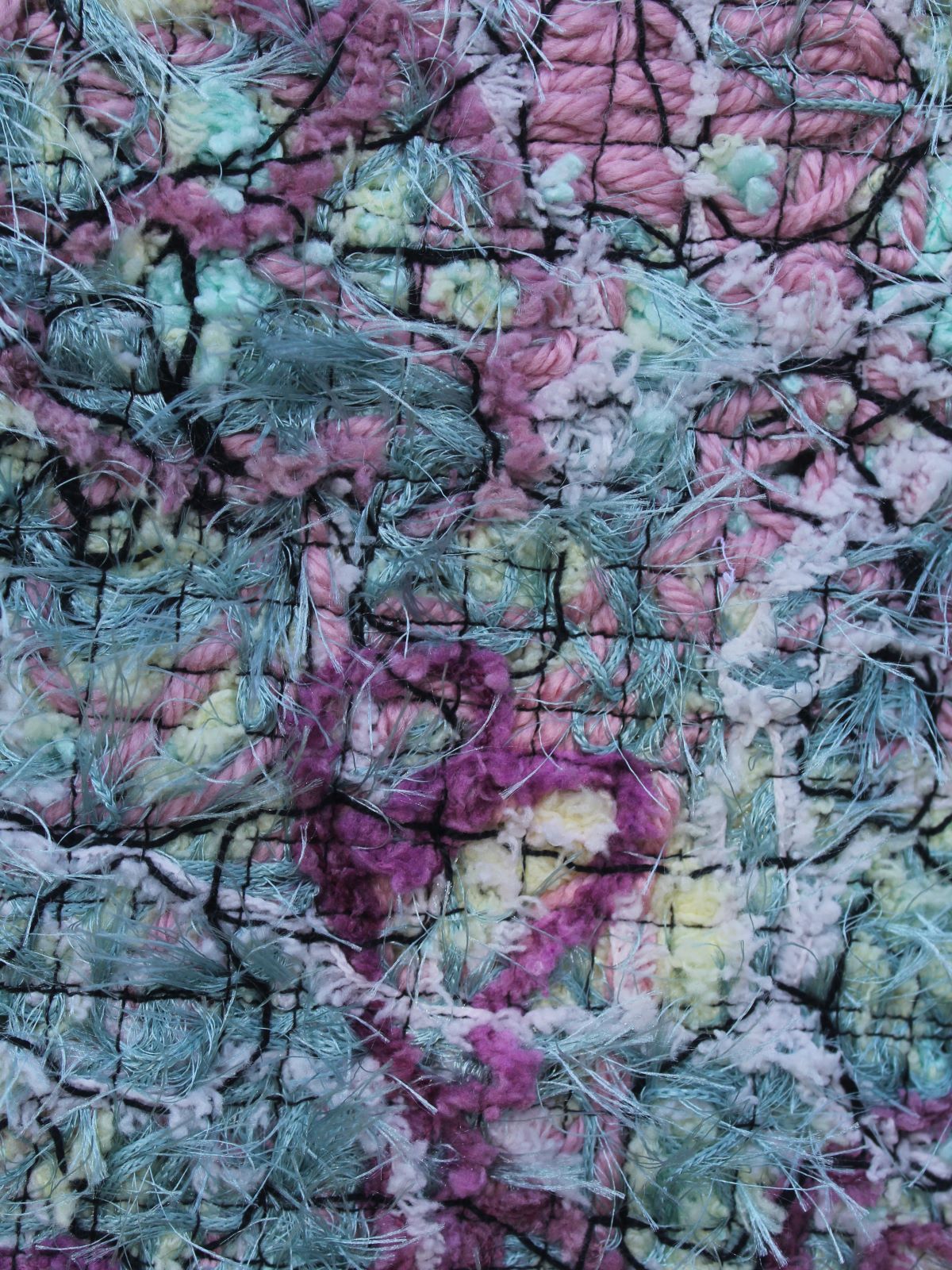 Turquoise and Pink Pullover